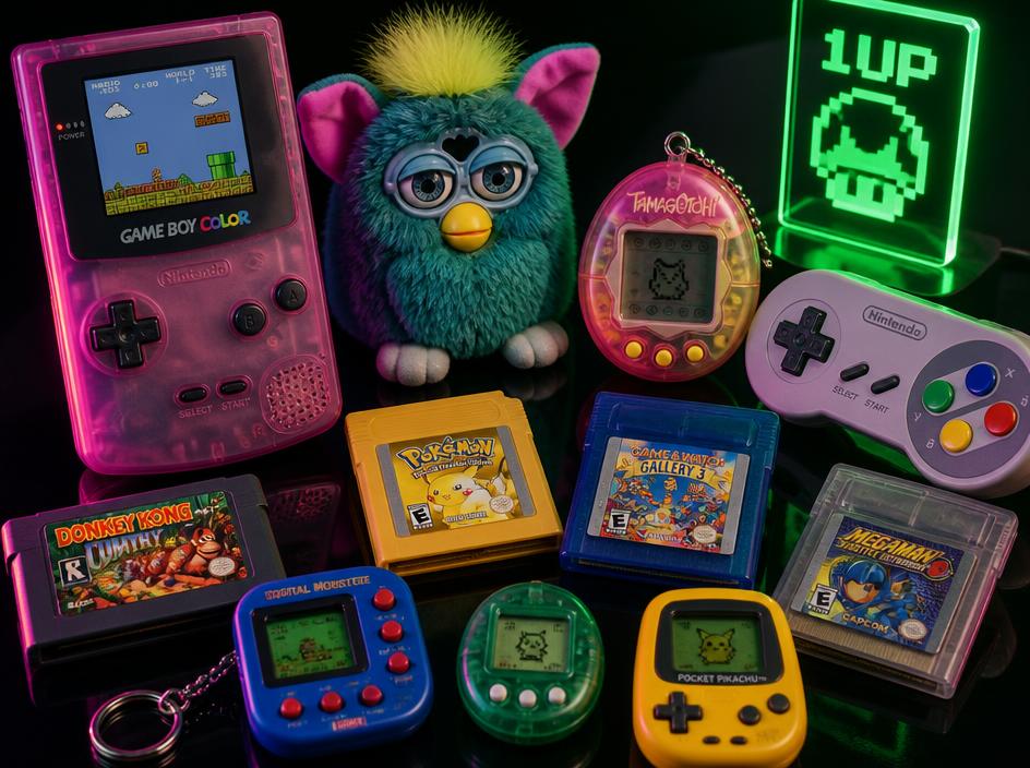 90er Games: Game Boy, Tamagotchi und Konsolen